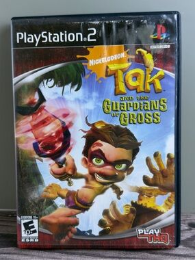 Tak and the Guardians of Gross PS2 PlayStation 2 Nickelodeon Game Complete Case